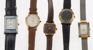 A quantity of various lady's dress watches to include gold-plated examples signed Ingersoll, Elco,