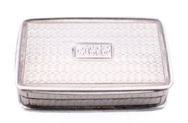 A William IV silver vinaigrette by Nathaniel Mills, Birmingham 1832,