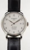 Tissot Anniversary Edition lady's stainless steel wristwatch the silvered dial signed Tissot, 1853,
