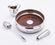 A mixed group of silver including;