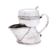 A George V silver shaving mug by Mappin & Webb, Birmingham 1919,