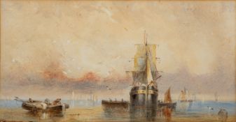 Two maritime pictures including: attribu