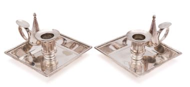 A pair of electro plated nickel silver c