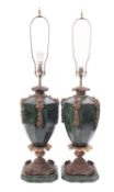 A pair of resin composition faux Italian
