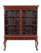 A late 19th Century mahogany bookcase on
