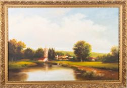 Cyril Wheeler, Denham Vale, oil on canva