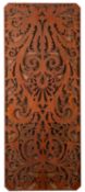 A pair of Victorian mahogany fret-cut pa