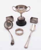 A mixed group of silver; including a sil