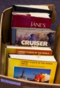 Janies fighting ships 1987-88 and qty of related books