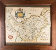 CHESHIRE. Decorative map, a reproduction