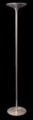An Italian metal standard lamp, the Amin