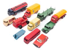 Dinky and other makes. A group of variou