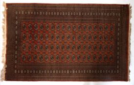 A Pakistan rug, the back field with four