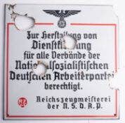 A WWII German NSDAP socialist worker's e