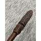 A Maori Taiaha Staff. New Zealand, ca 19th century.Typically carved with two pairs of eyes and - Image 3 of 7