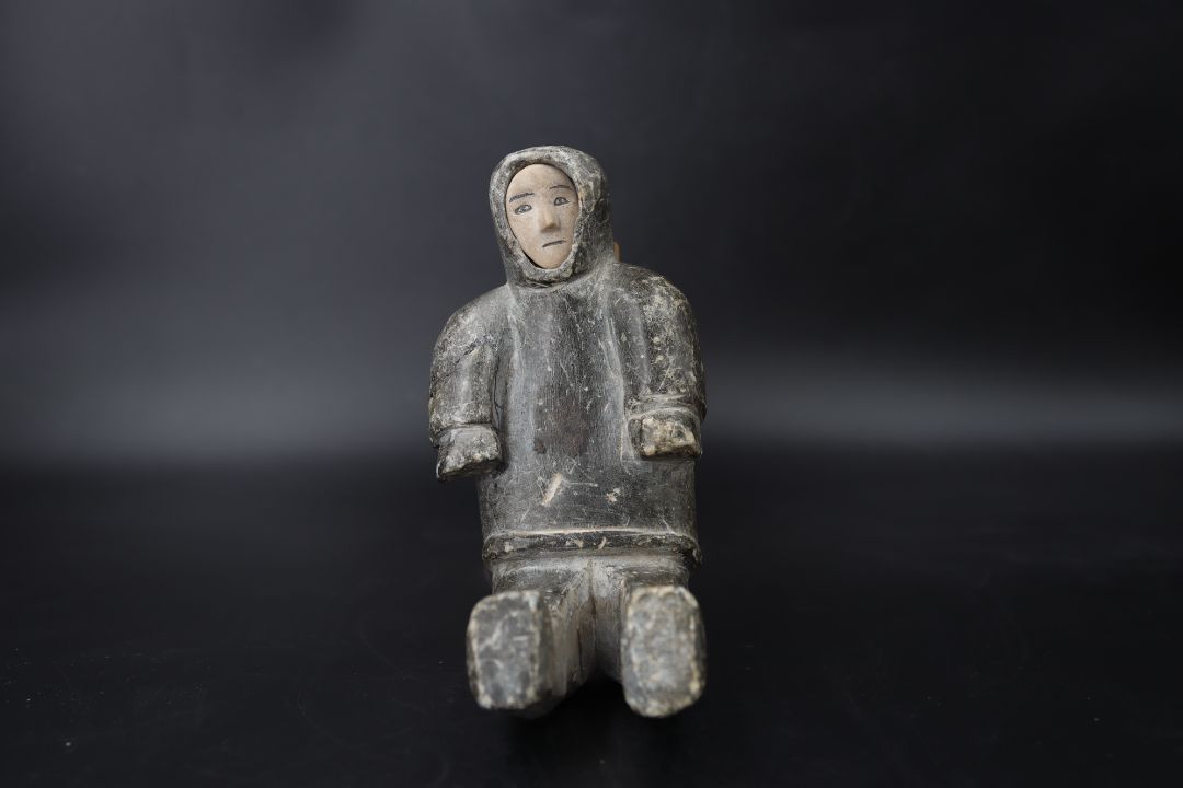An Inuit Stone Figurine. Artic Canada ca. 1940's - Image 8 of 13