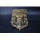 A Bronze Jain shrine. India 15th century.A Jain shrine depicting a Tirthankara with silver inlaid - Image 13 of 18