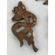 Five Bronze Bodhisattva Ornaments,c.1900,including a flower, a bell and scarves, and a double - Image 11 of 14