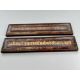 A Pair of inscribed Sutra Covers, Nepal, 19/20th centuryin gilt on red, the inscription with - Image 4 of 5