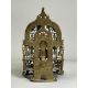 A Bronze Jain shrine. India 15th century.A Jain shrine depicting a Tirthankara with silver inlaid - Image 3 of 18