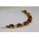 A Charles de Temple Gold Bracelet with Citrines, signed c de t..Marked with London import - Image 10 of 16