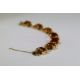 A Charles de Temple Gold Bracelet with Citrines, signed c de t..Marked with London import - Image 15 of 16