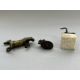 Three bronze Beasts, 19th century and earlierincluding a prancing horse, an elephant, and a Luristan - Image 4 of 7
