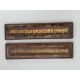 A Pair of inscribed Sutra Covers, Nepal, 19/20th centuryin gilt on red, the inscription with - Image 2 of 5