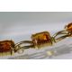 A Charles de Temple Gold Bracelet with Citrines, signed c de t..Marked with London import - Image 7 of 16