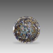 A Roman mosaic glass ribbed bowl, probably Circa 1st Century BC - 1st Century AD