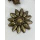 Five Bronze Bodhisattva Ornaments,c.1900,including a flower, a bell and scarves, and a double - Image 6 of 14