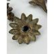 Five Bronze Bodhisattva Ornaments,c.1900,including a flower, a bell and scarves, and a double - Image 14 of 14