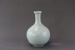 A White-glazed Bottle Vase, Joseon period