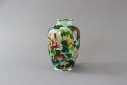 A Japanese Cloisonne  'plique a jour' Jar, Meiji or Taisho period