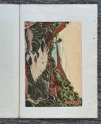 A ukiyo-e print of a Landscape, signed by Utagawa Kunitora, 19/20 century.