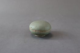 A Longquan Celadon Box and Cover, Song dynasty
