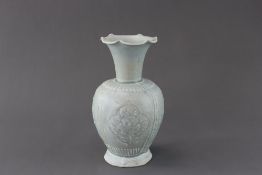 A Moulded Qingbai Vase, Song dynasty or later