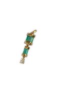 An unusual emerald pendant