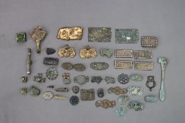 A Fascinating Collection of mostly Chinese Bronze Fittings, Han dynasty and later