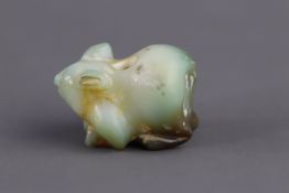 A Miniature Hardstone Bead formed as a Rabbit, probably Sumer Culture, c. 5500 - c. 1800 BC