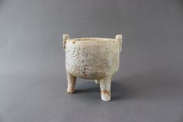 A Chinese Talc Stone Burner, Han dynasty, circa 2nd B.C. - 2nd A.D.