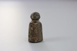 A very rare ancient stone eye idol, Syria, 4000-3000 BC.