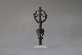 A Luristan Bronze  Master of Animals  Finial, c.9th -8th Century BC,