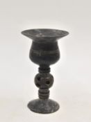 A Rare Black ??Eggshell?? Pottery Stemcup, Neolithic period, Longshan culture, c.?2500-2000 BC