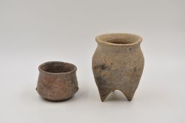 Two Pottery Vessels, Neolithic period, Hongshan culture, c. 4500-3000 BC