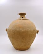 A Pottery Handled Jar with Cover, , Neolithic period, Qijia culture, 2050 - 1700 B.C.