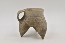 A Grey Pottery Tripod Vessel, Neolithic period, Longshan culture, c.?2500-2000 BC