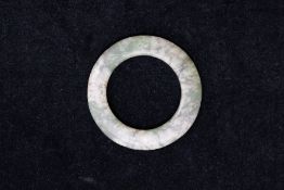 An Archaic Jade Ring, bi, probably Zhou dynasty,