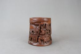 A Bamboo Brushpot,