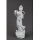 A  blanc de chine  Figure of a Lady Immortal, Qing/Republic period - Image 1 of 5